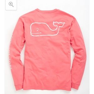 Pink vinyard vines long sleeve t-shirt